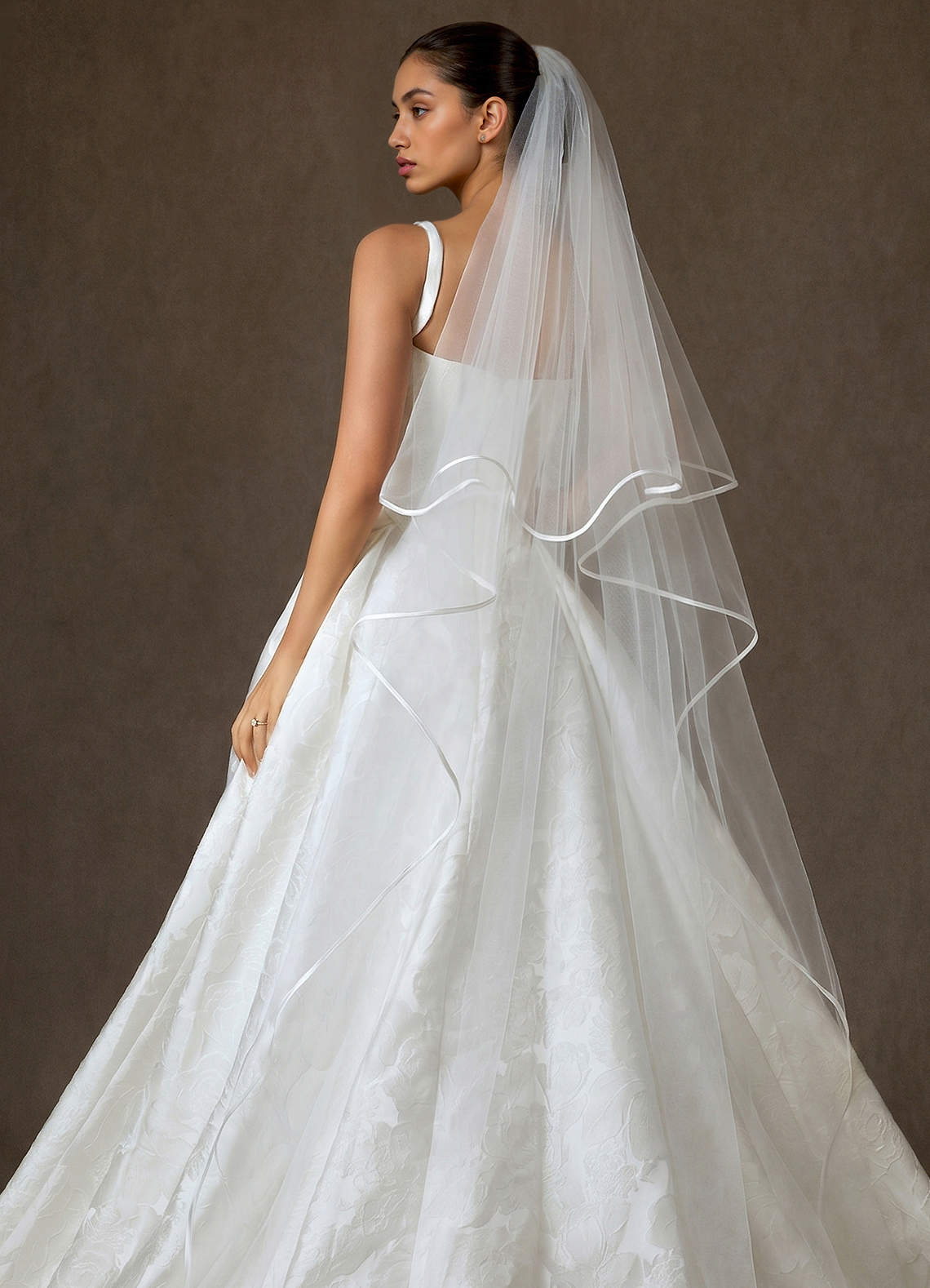 front Coiled Serenity Chapel Veil