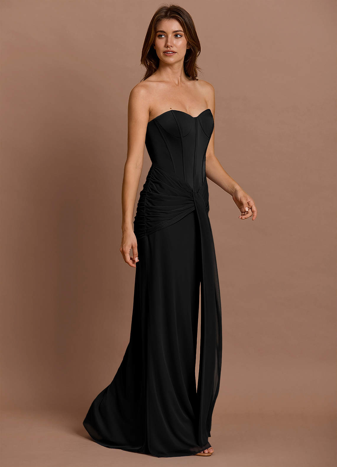 Kalliope Black Maxi Dress Ready to Ship | Azazie