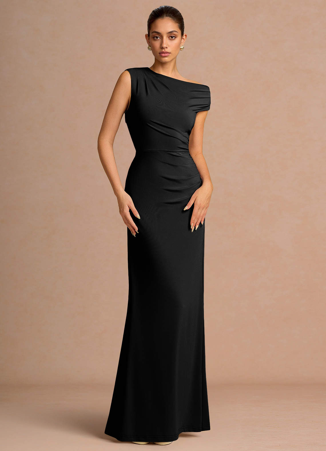 Nazanin Black Maxi Dress