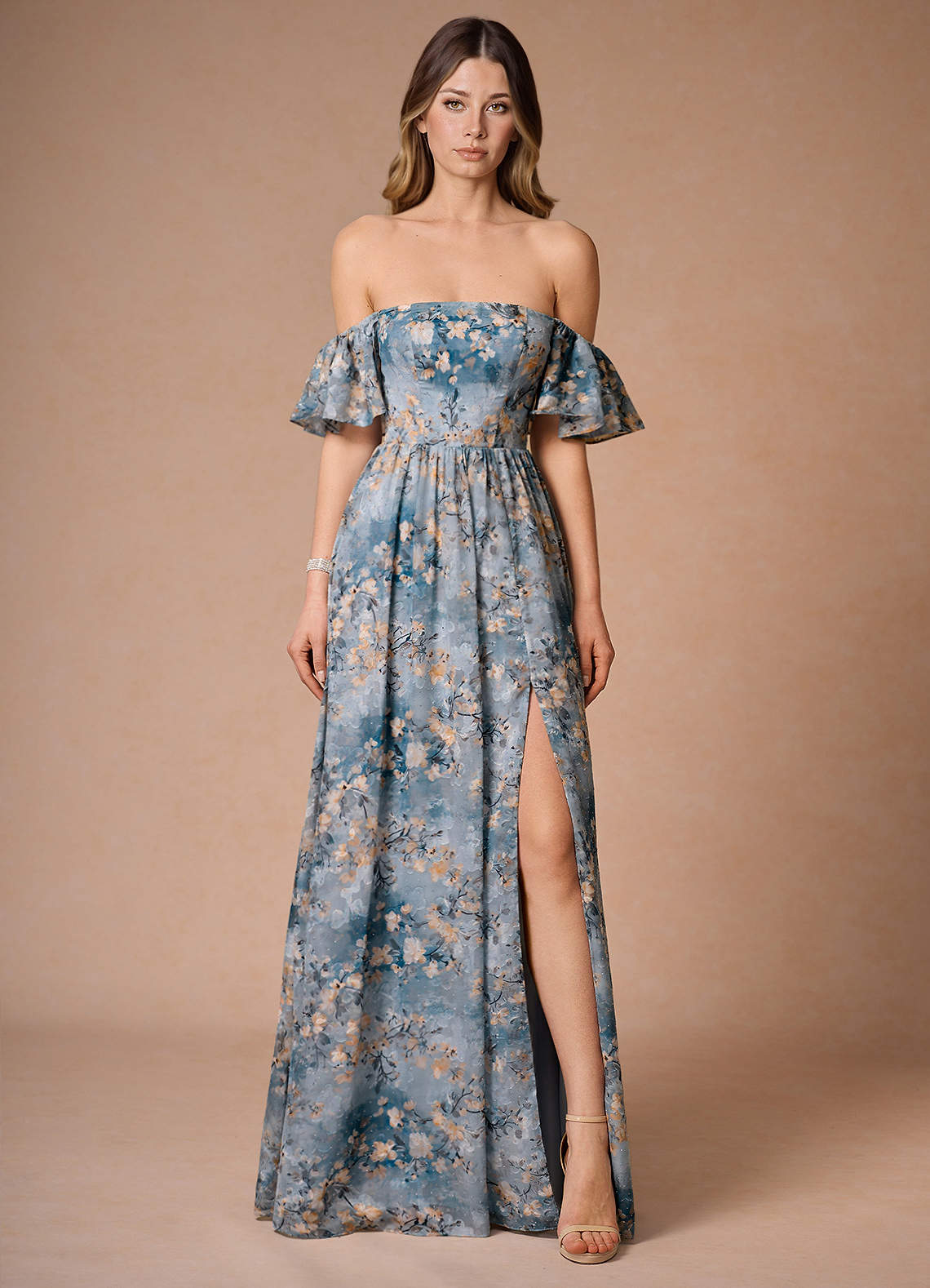 Maxi jurk Ivy Poederblauw image1