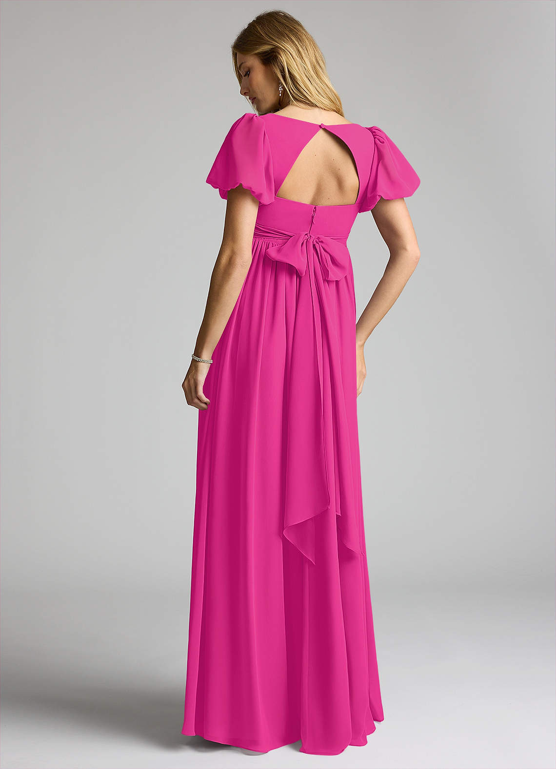 Fuchsia Azazie Madisynn Maternity Bridesmaid Dresses | Azazie