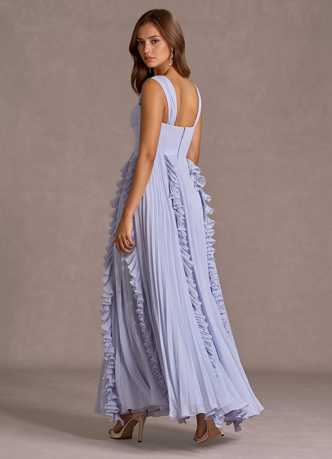 length bridesmaid dresses Charming Straight A-line Floor Length Bridesmaid Dresses.DB10469 –  DaintyBridal main image 0