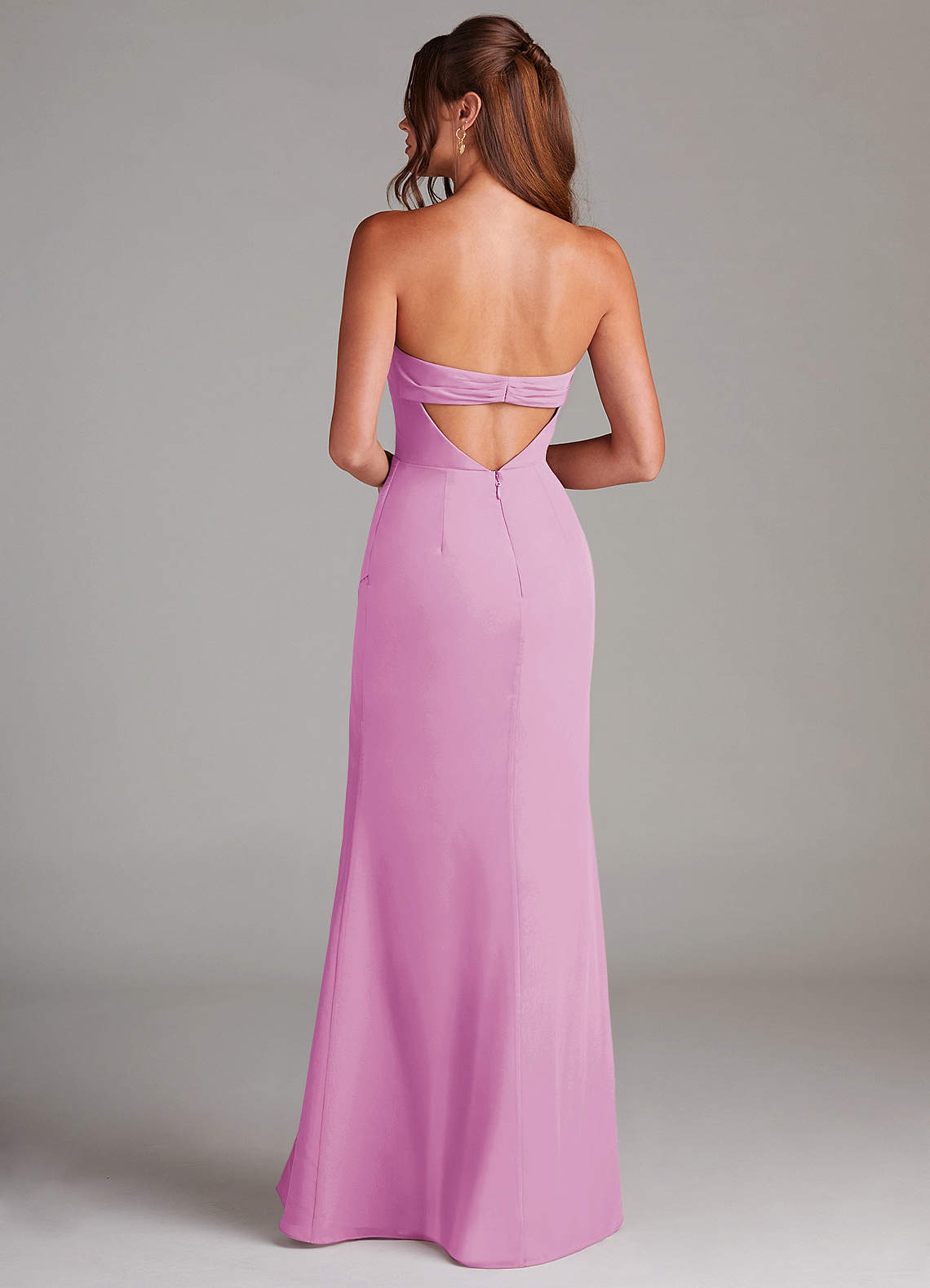 azazie candy pink dress Azazie Leonis