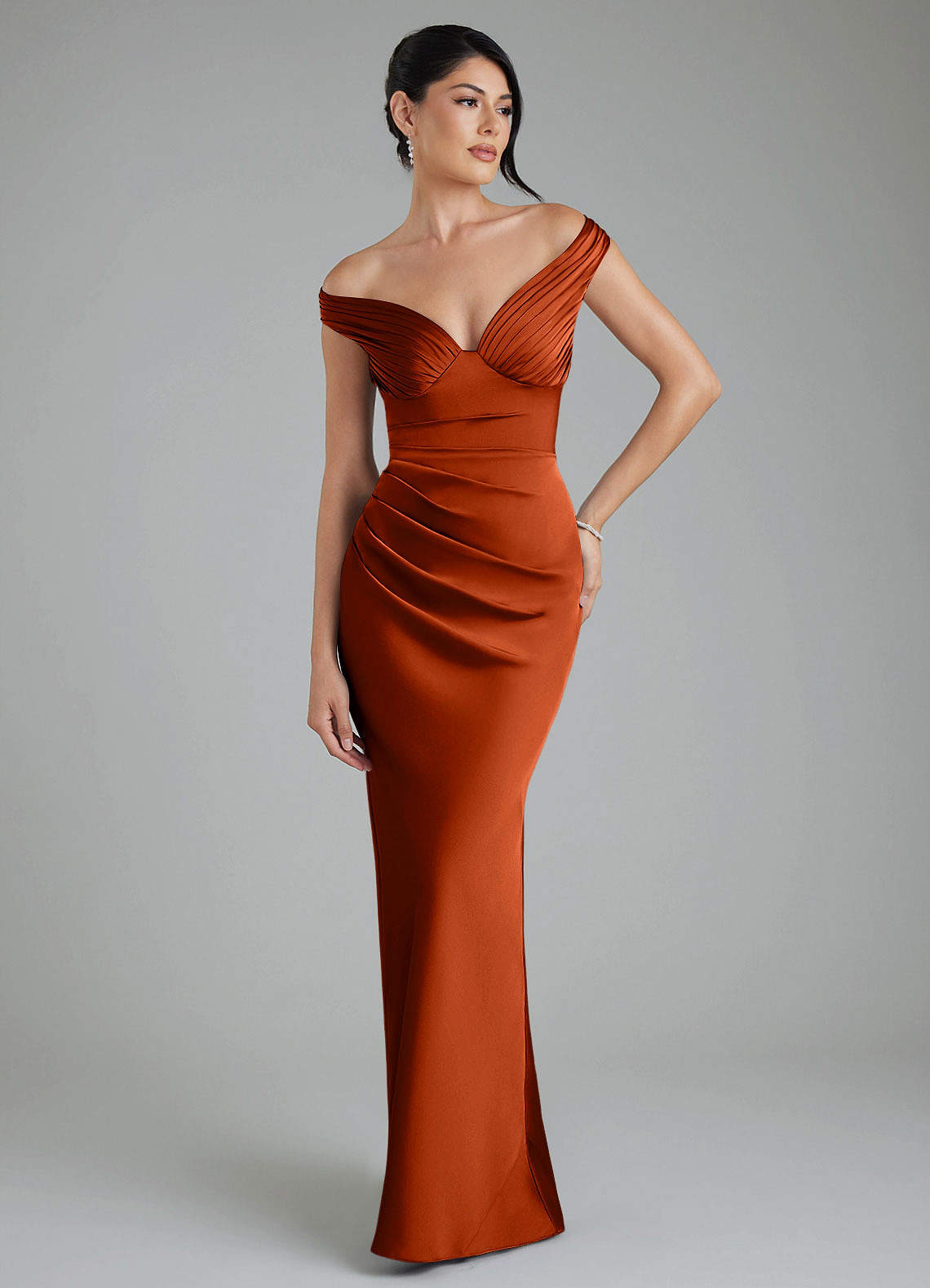 paprika bridesmaid dresses Azazie Rue