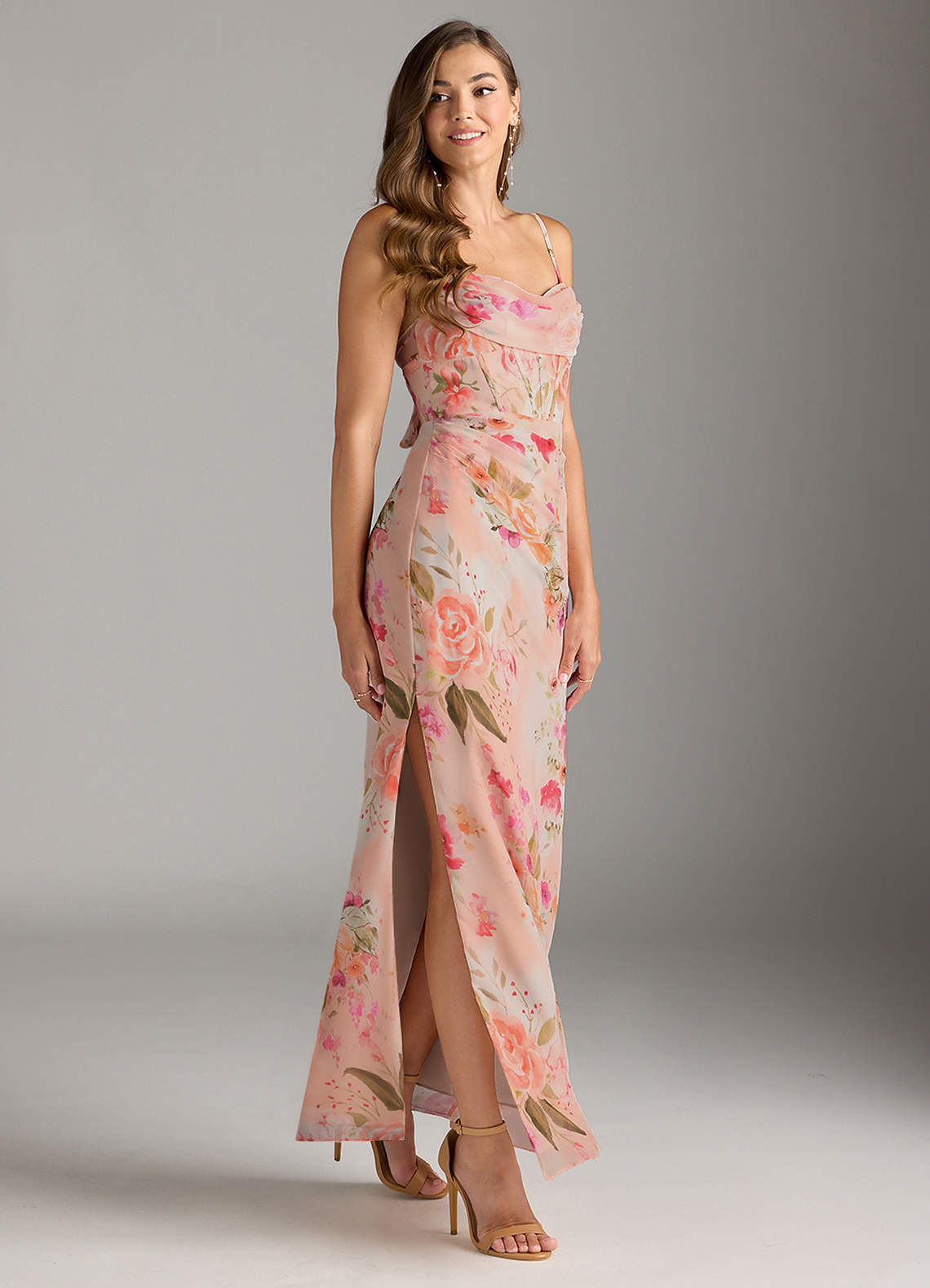 Azazie Mai Abstract Bouquet Floral Bridesmaid Dresses | Azazie