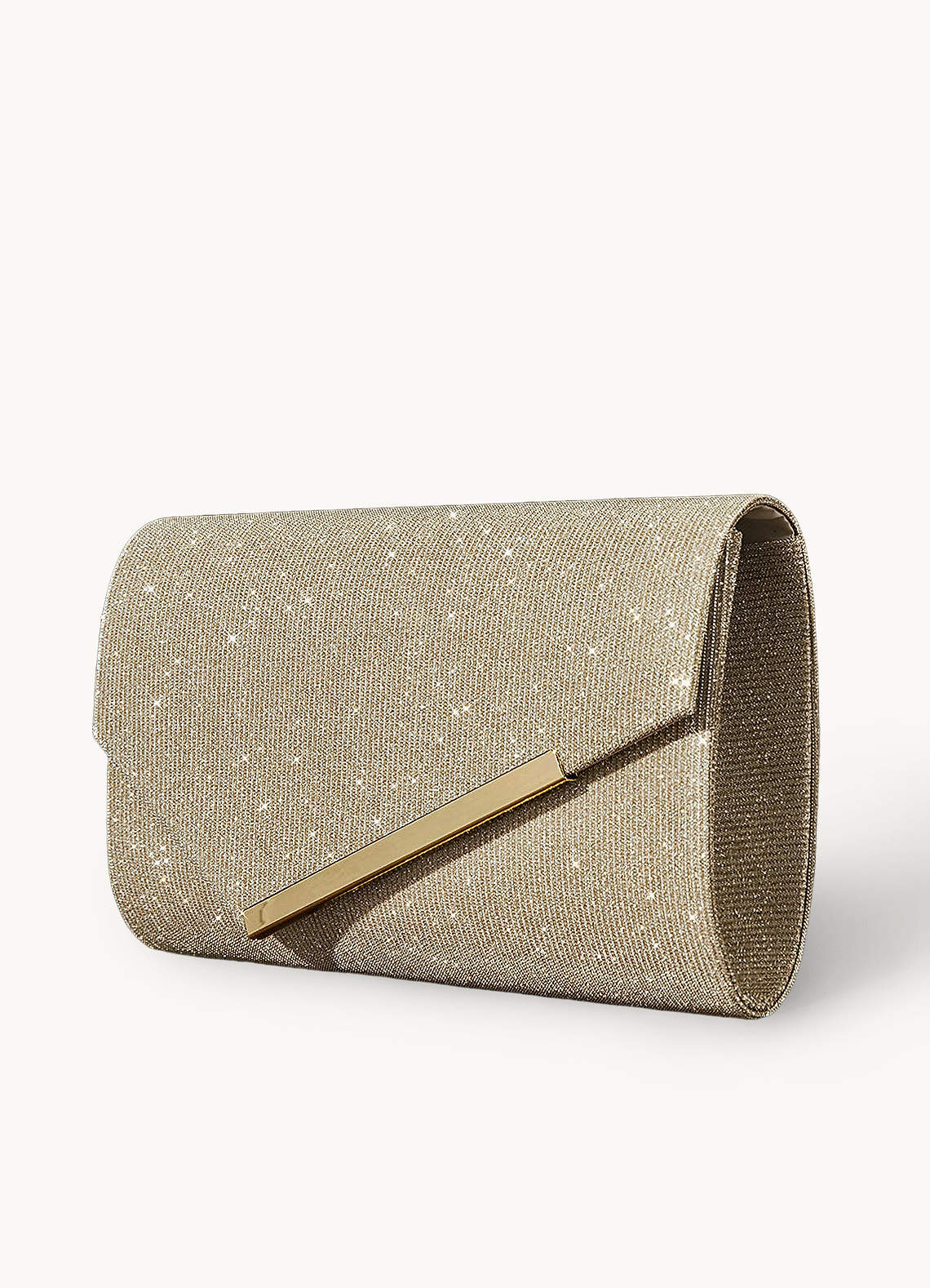 front Micronized Glitter Envelope Bag