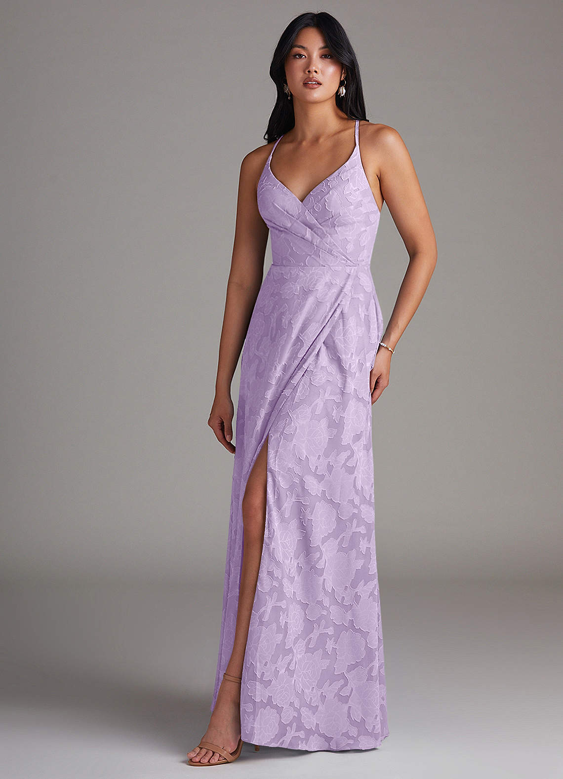 women's lilac bridesmaid dresses US8 / Picture color main image 1