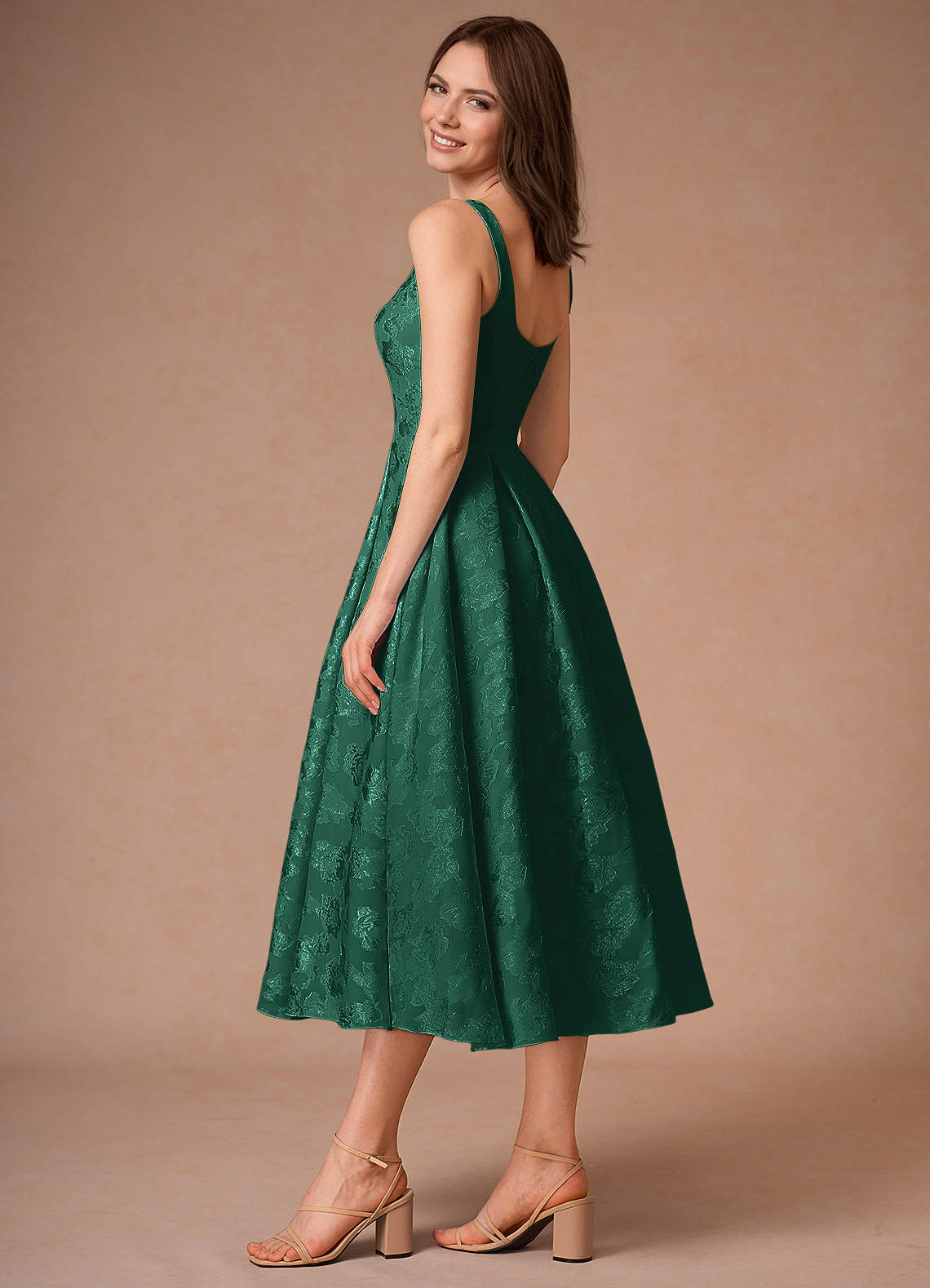 hunter green a line dress Hunter Green Sweetheart Strapless Slit A-line Prom Dresses.PD00280   AlineBridal