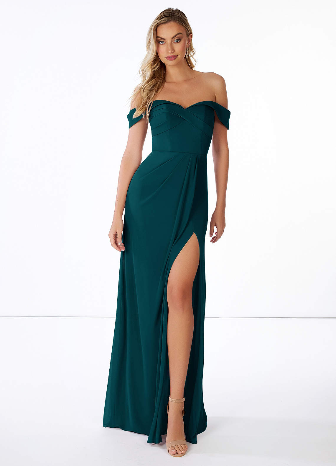 Mena Forest Green Maxi Dress image1