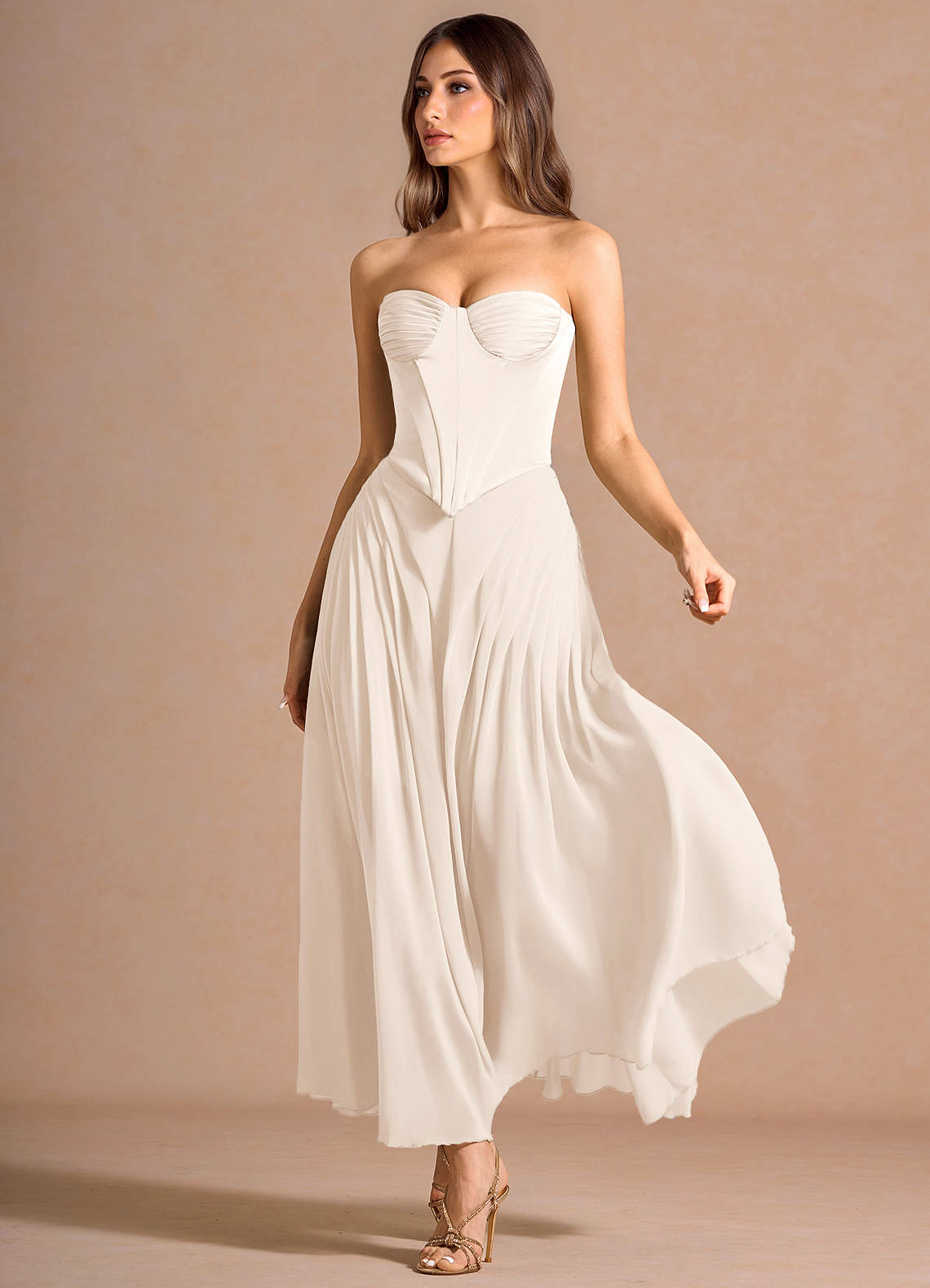 Doralyn Cream Two Piece Set | Azazie