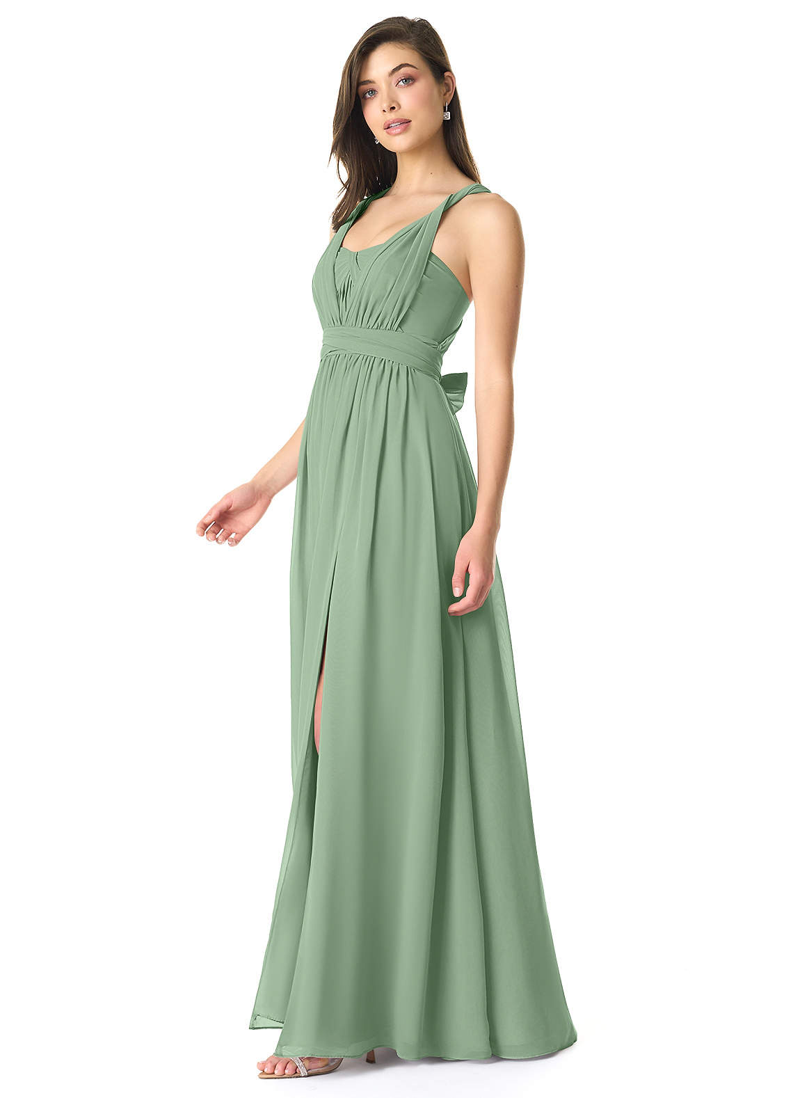 cowl neck metallic dress Metallic Cowl Neck Ruched Sculpting Midi Dress