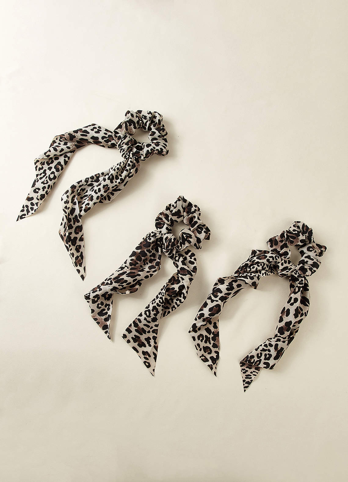 front Printed Hair Scarf Scrunchie Set