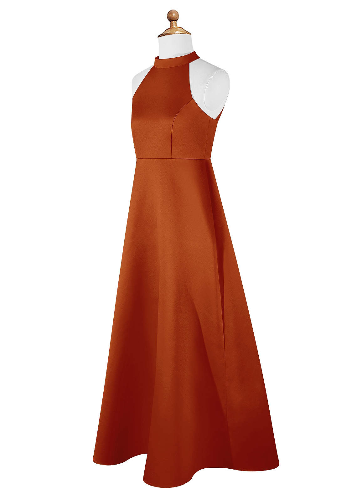 Burnt Orange Junior Bridesmaid Dresses