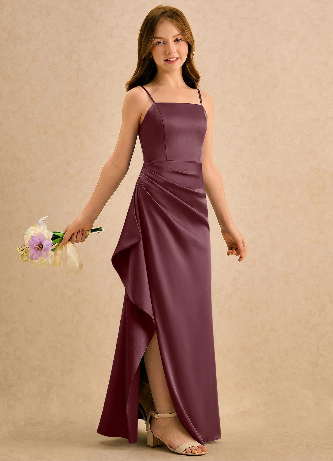 sangria formal dresses Azazie Cannoli Girls Formal