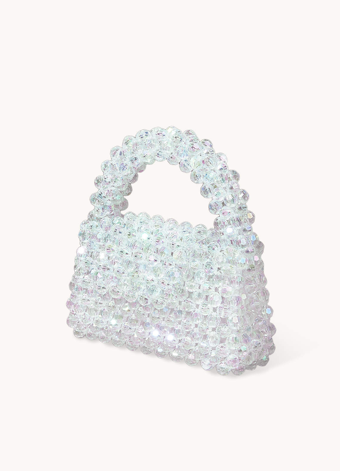 front Borsa con perline acriliche