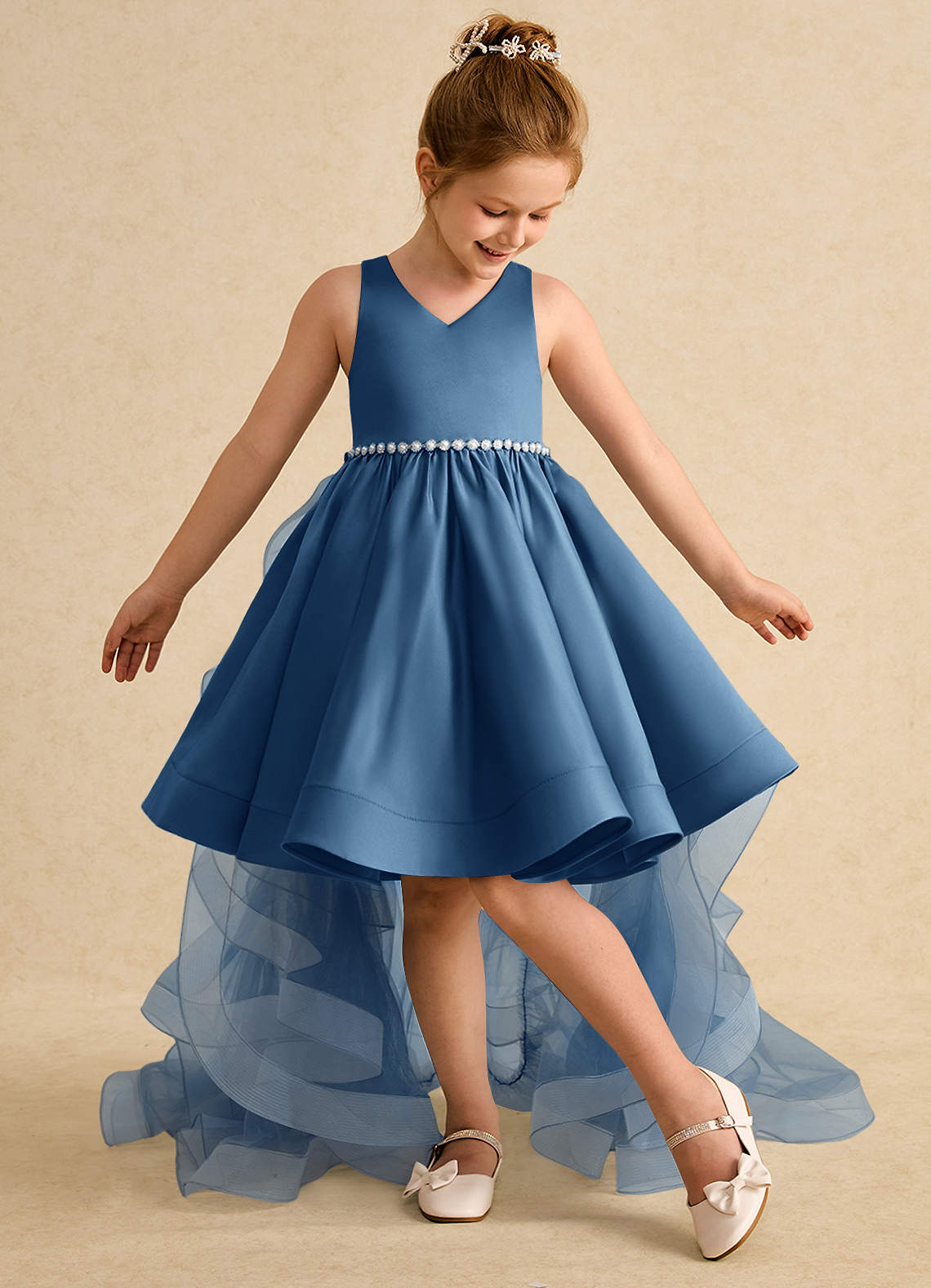 トリートユアセルフ　Twilight Tweed Tulle Dress Azazie Julietta Twilight Ball-Gown Convertible Tulle Dress | Azazie CA