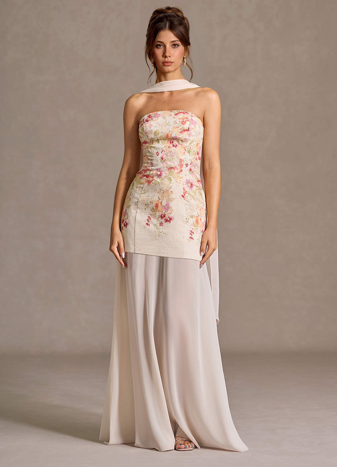Undra Antique Floral Maxi Dress image1