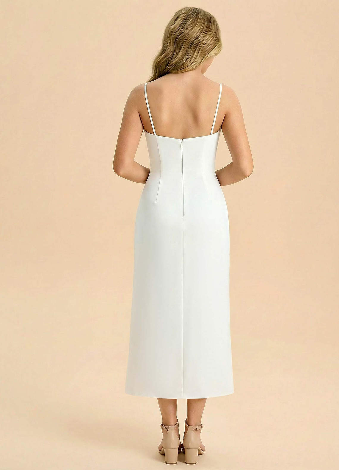 front Azazie Leina Junior Formal Dress