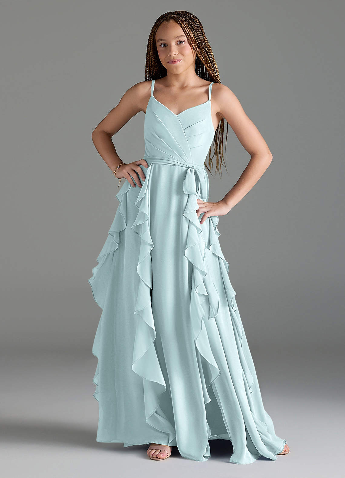 sachin and babi light blue dress Soft layers, light movement, and that effortless feel. This chiffon train  is giving everything we love about spring 🌸 Message us to find your  perfect spring wedding dress! #springwedding #chiffondress  #flowyweddingdress #bridalinspo #