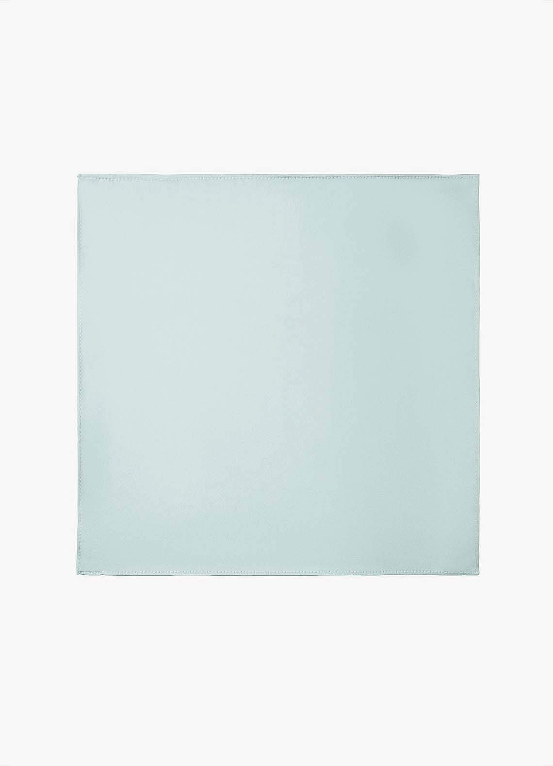 front Stretch Satin Matching Groomsmen Pocket Square Set – 4 Pieces