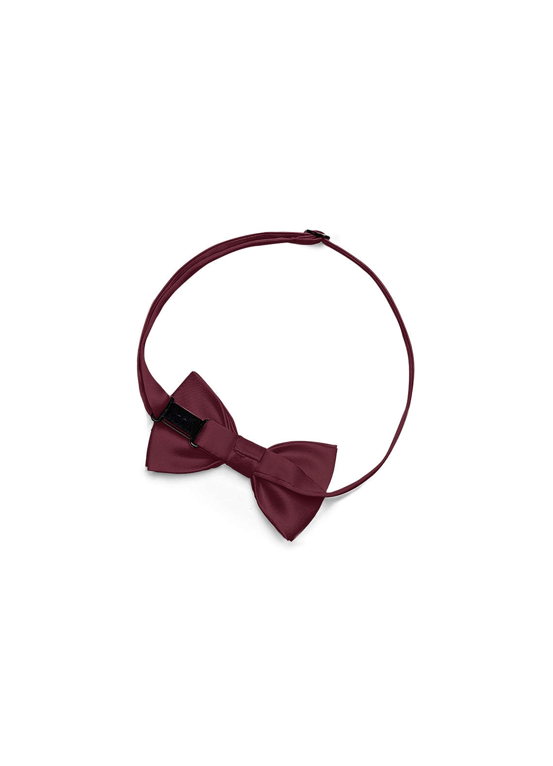 front Gentlemen\'s Collection Boy\'s Matte Satin Pre-Tied Bow Tie