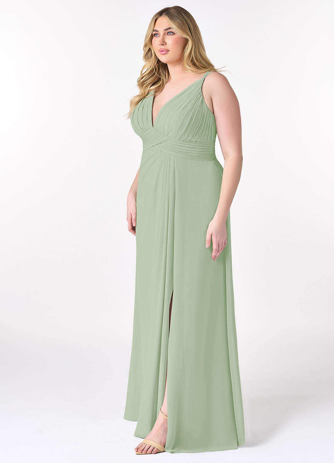 allure junior bridesmaid dresses BABARONI Tulle Junior Bridesmaid Dresses Satin Top Glamourous Bowknot Dusty Sage, Dusty Sage / J4 main image 0