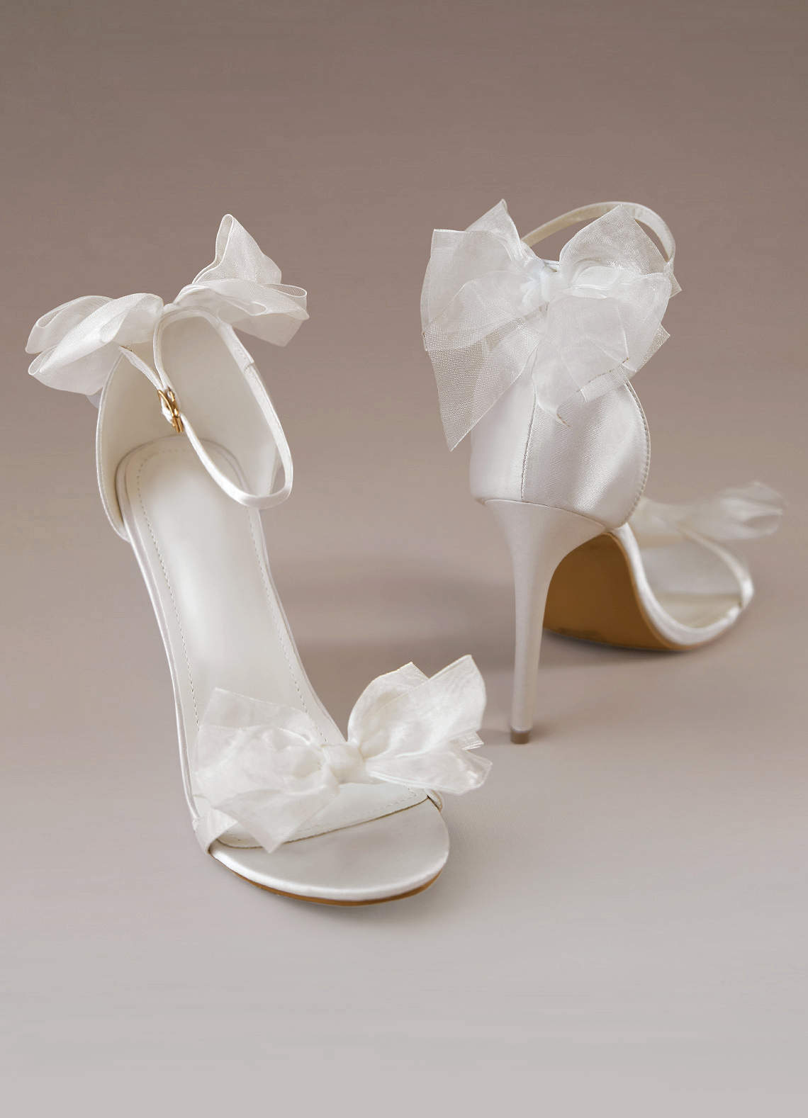 fenomeen Republiek Beschrijvend Lace Bow witte hoge hakken bruiloft schoenen Schoenen | Azazie