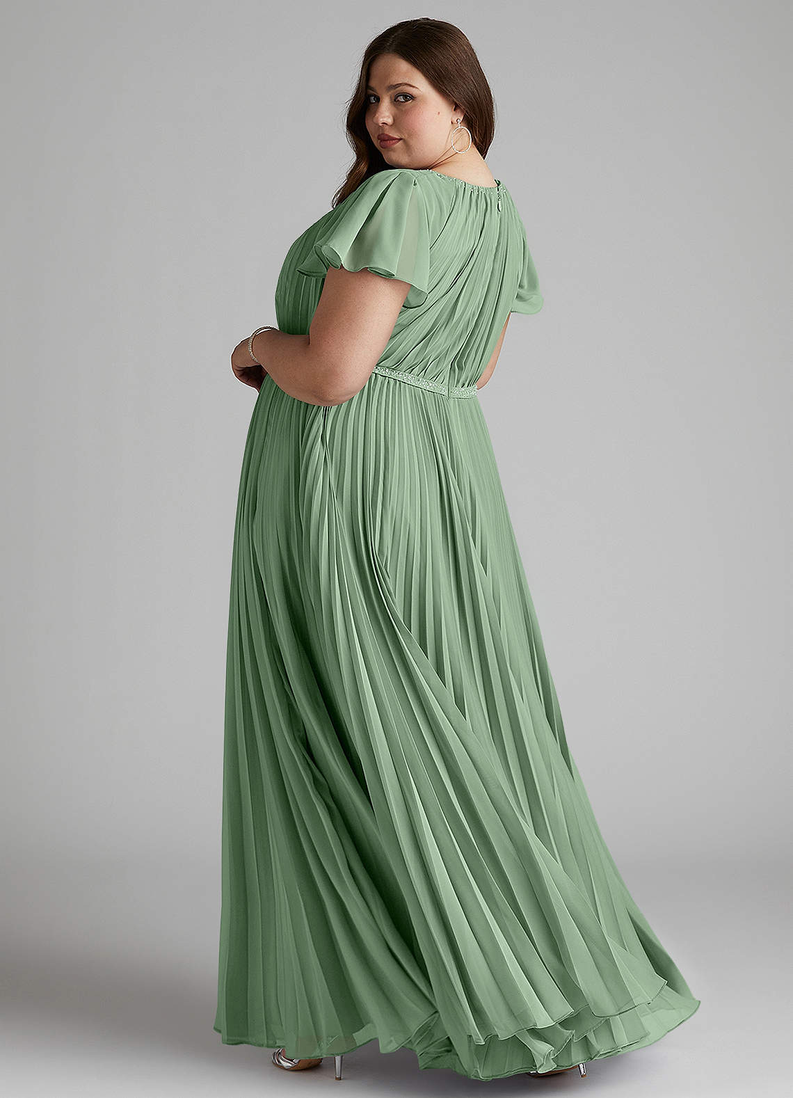 kara line dress Kara: Strapless Mikado A-Line Gown with Intricate Beaded Illusion Back