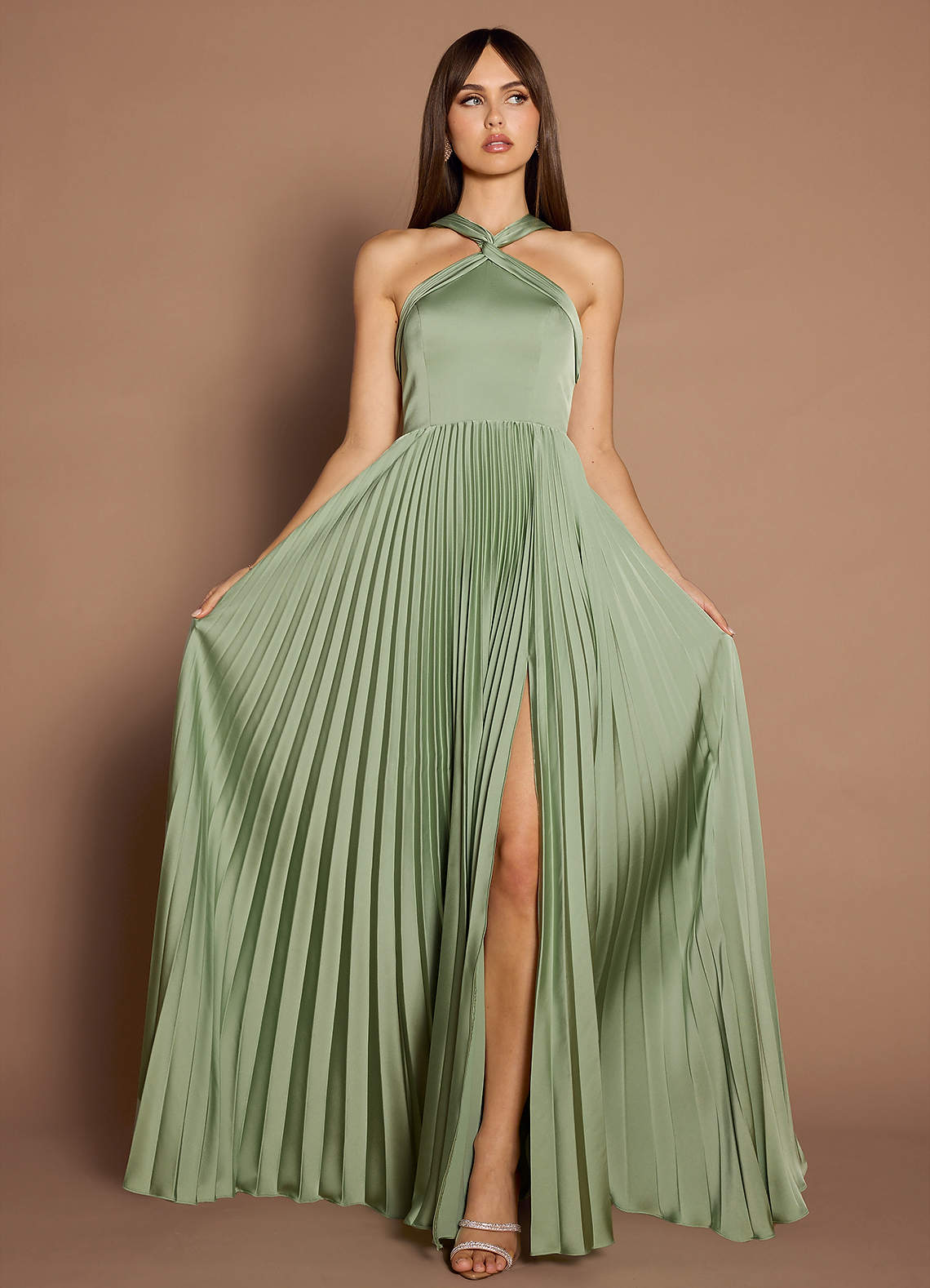 chinese dress ladies The Afra Maxi Dress in Cream main image 0