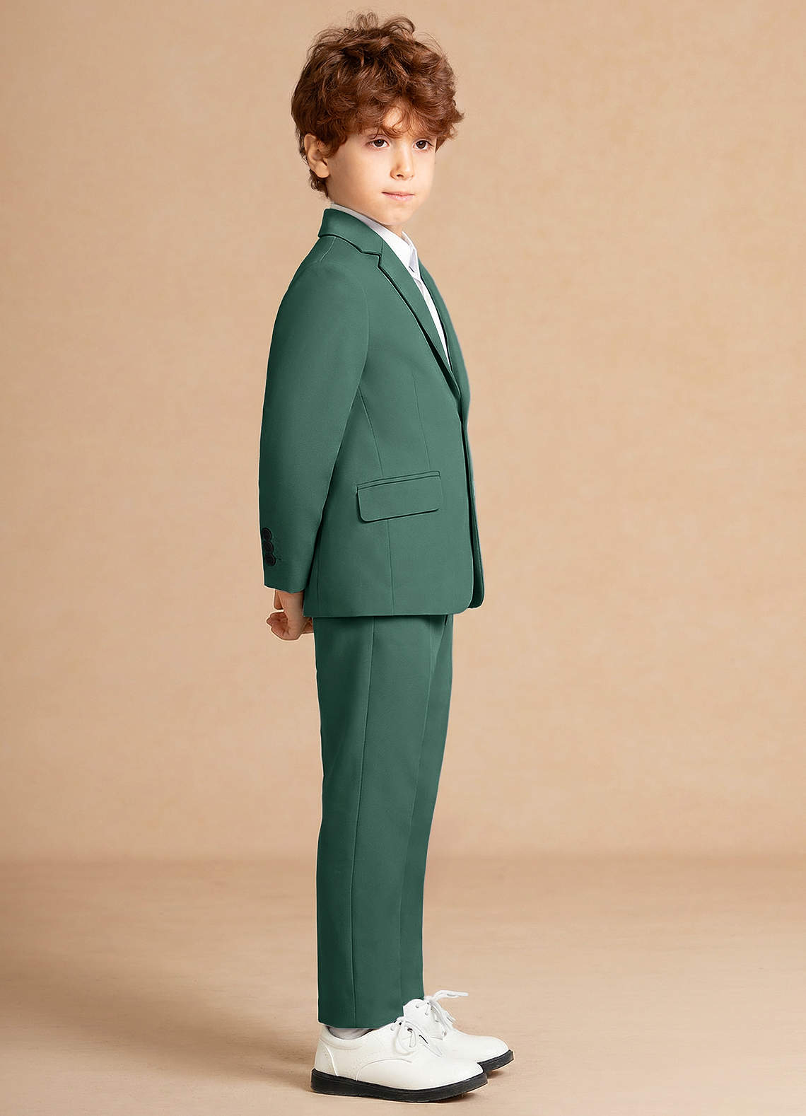 front Finn Eucalipto Traje de 2 piezas para niño