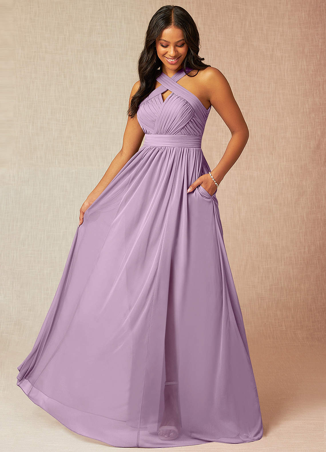 Bridesmaid Dresses Damigelle Glicine Abito Da Damigella D'onore