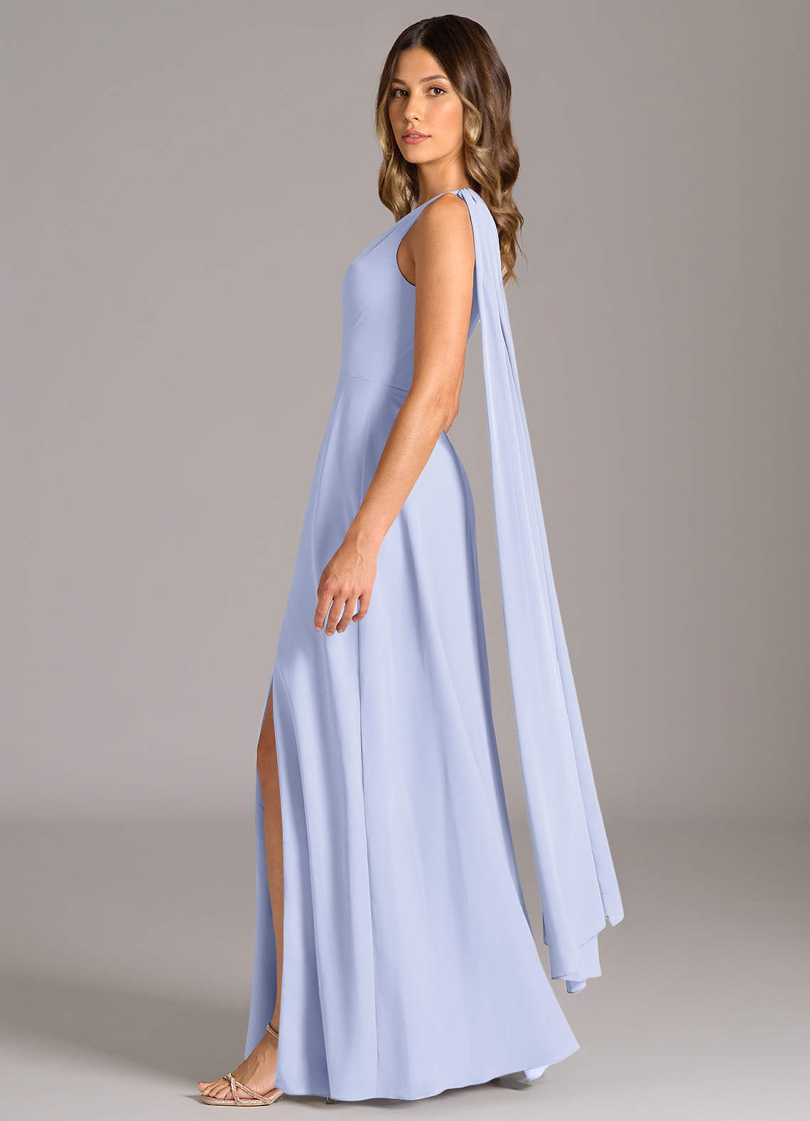 lavender silk bridesmaid dresses Lavender Silk Midi Sleeveless Dress Open Back for Special Occasions, Bridesmaids and Parties