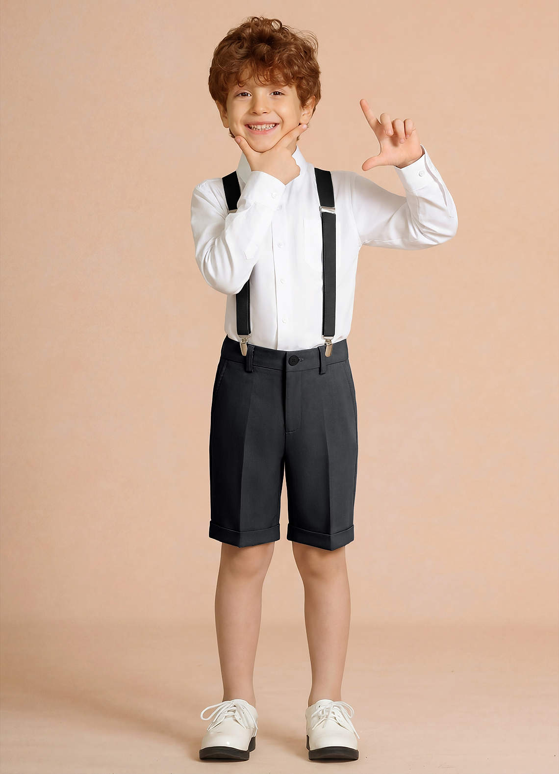 front Oliver 숯 보이 쇼츠