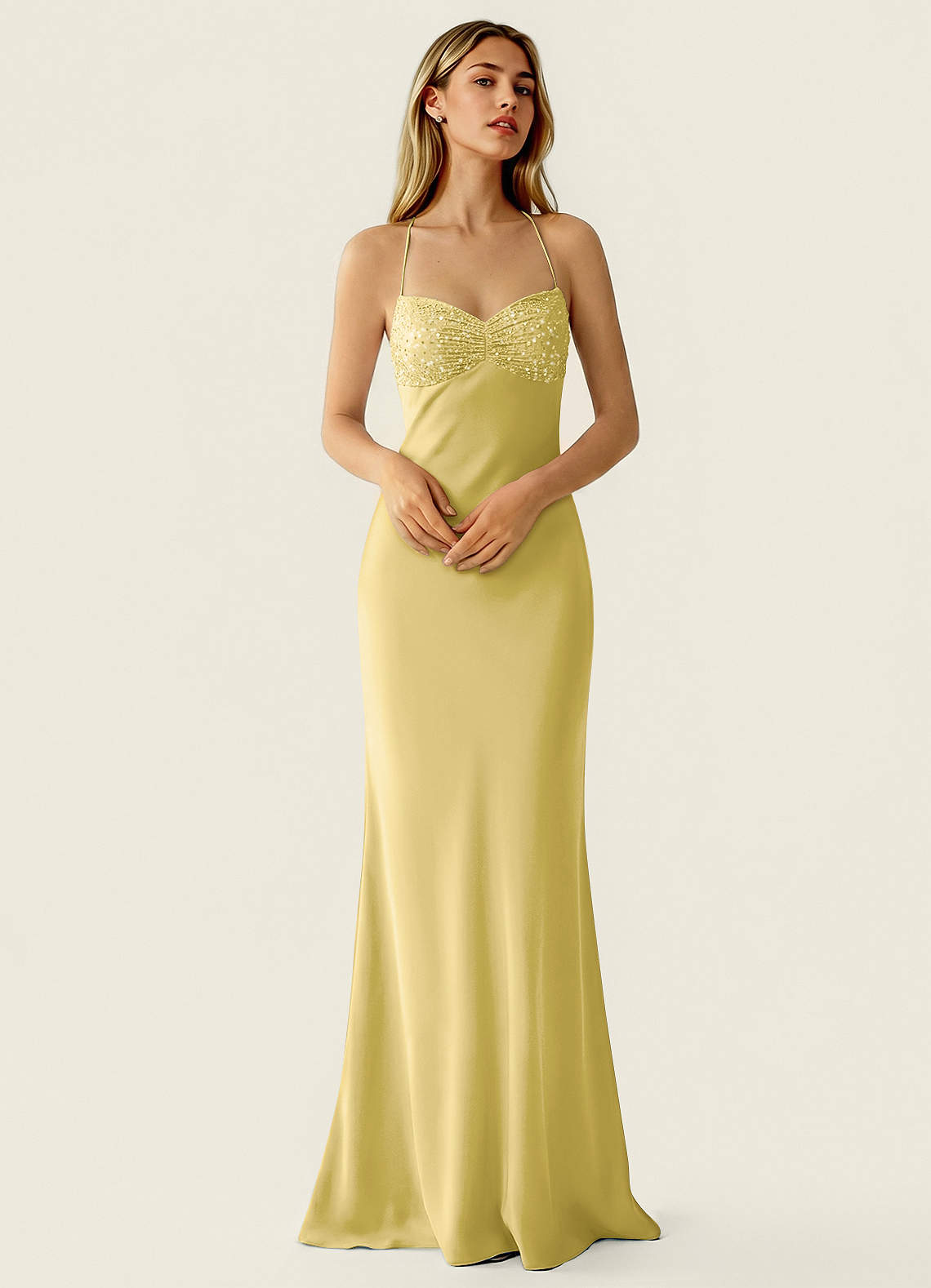 pastel satin dress Spaghetti Straps Prom Long Dresses Backless Conformations and Christenings Bridesmaid dress Mix match bridesmaids