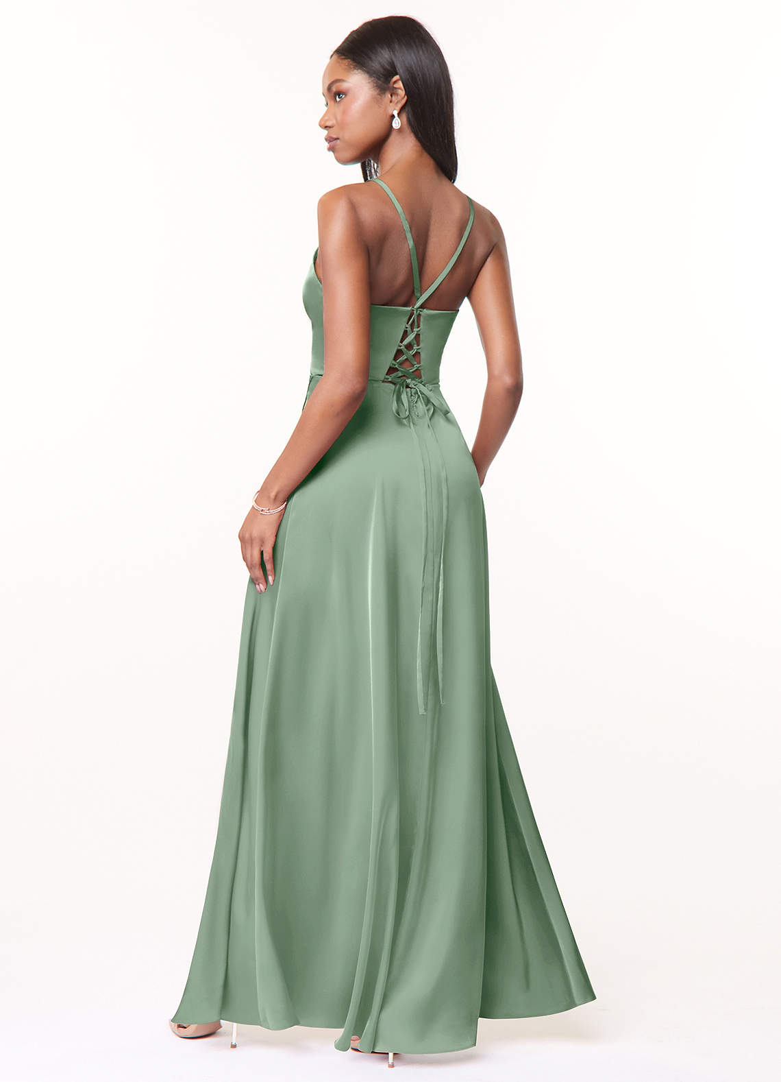 Azazie Maksim Agave Bridesmaid Dresses | Azazie CA