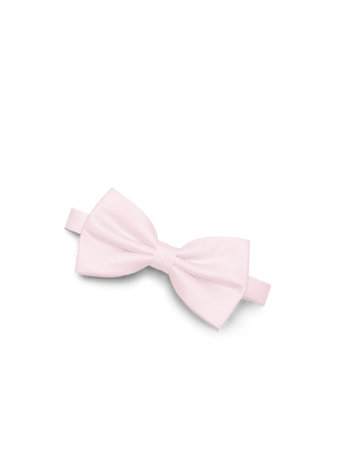 front Matte Satin Pre-Tied Bow Tie