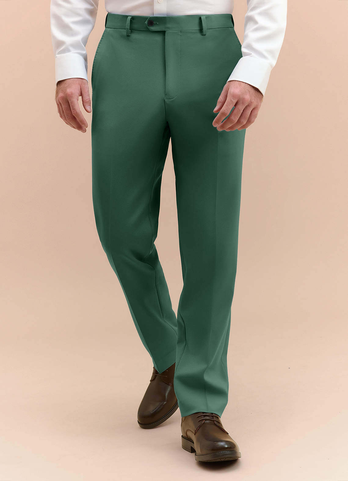 front James Eucalyptus Structured Stretch Dress Pants