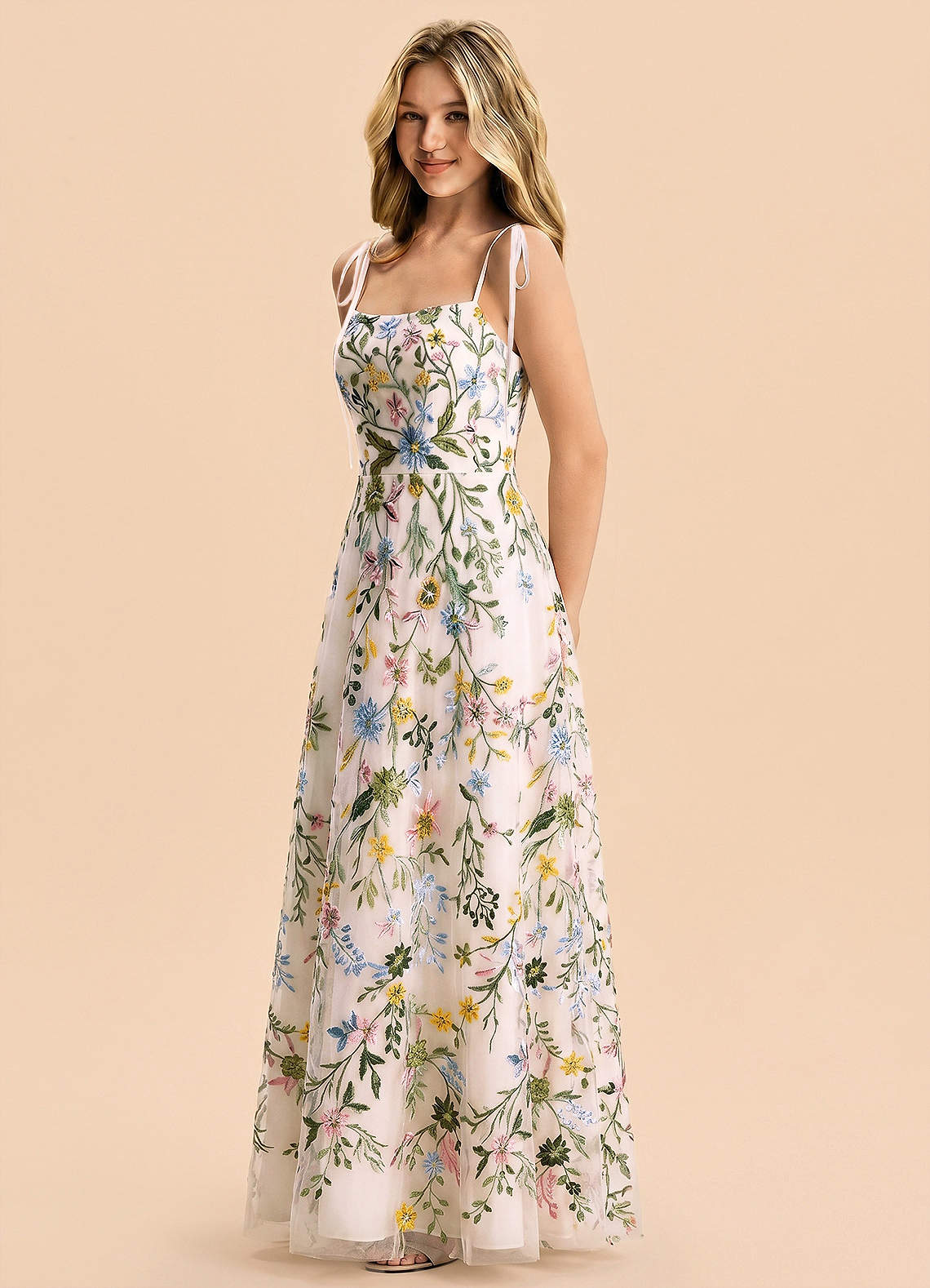 front Azazie Bridget Junior Formal Dress