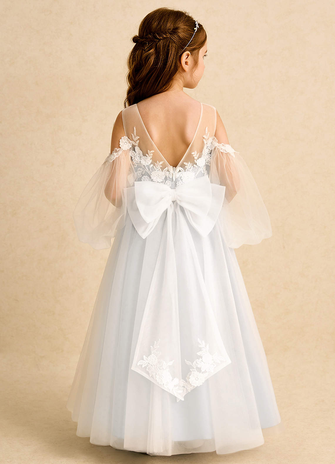 Azazie Zimi Ivory Ball-Gown Sweetheart Neckline Tulle Dress | Azazie