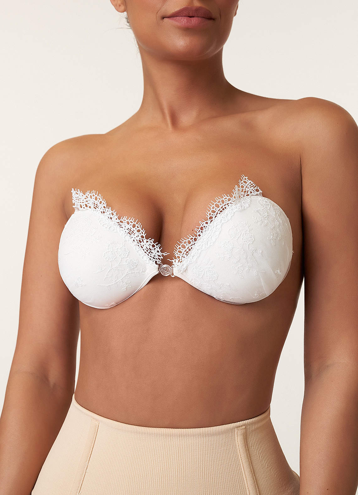 Strapless Backless Lace Bra