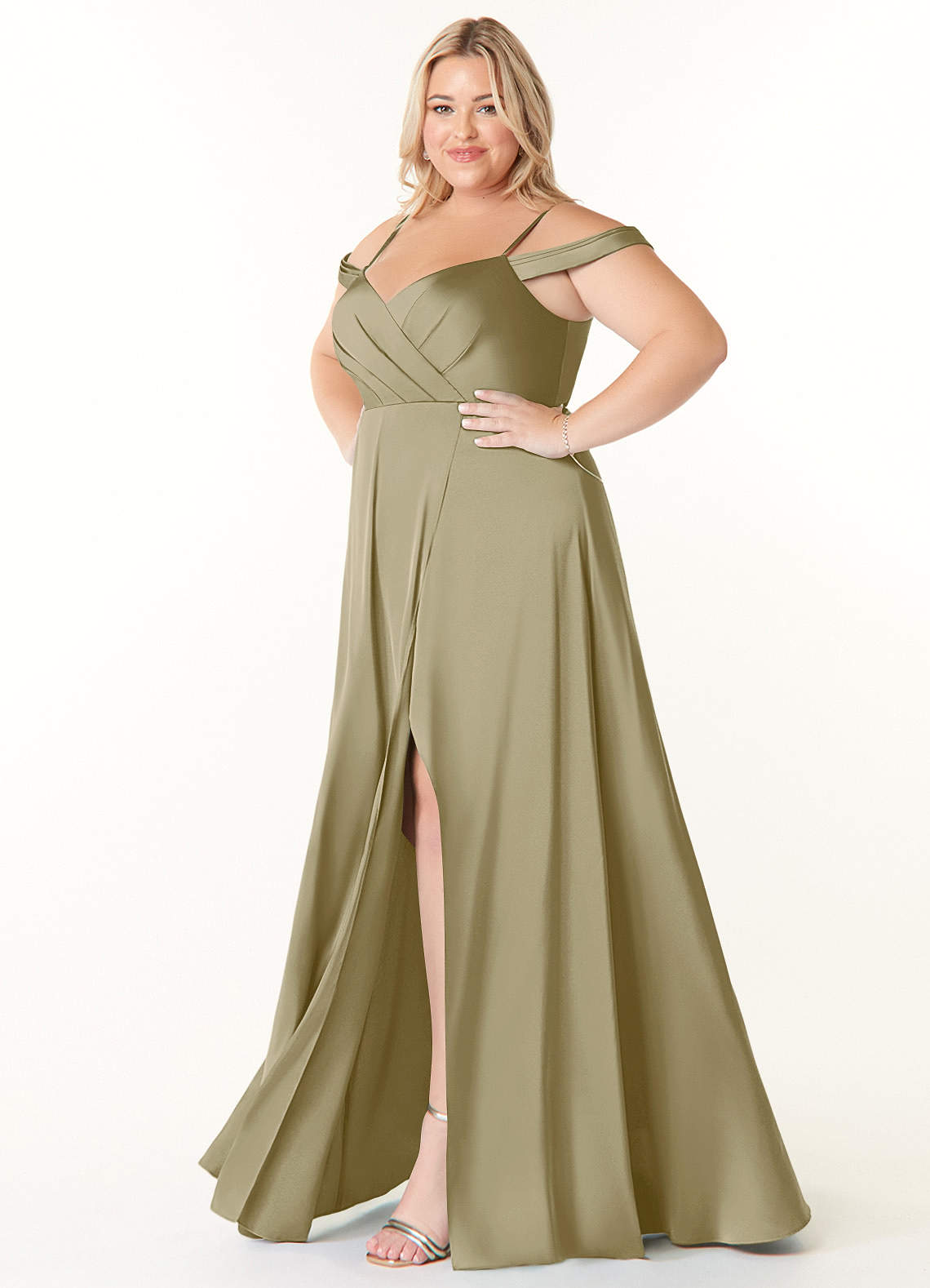 green emerald velvet dress Moss Green Mermaid Off The Shoulder Dress