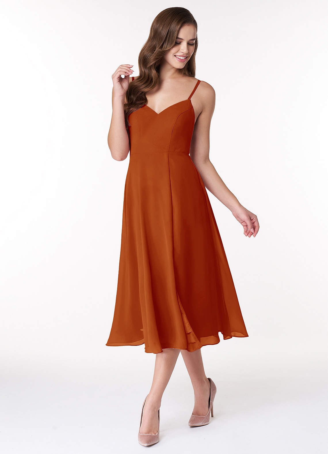 Azazie Clarissa Paprika Bridesmaid Dresses Azazie UK