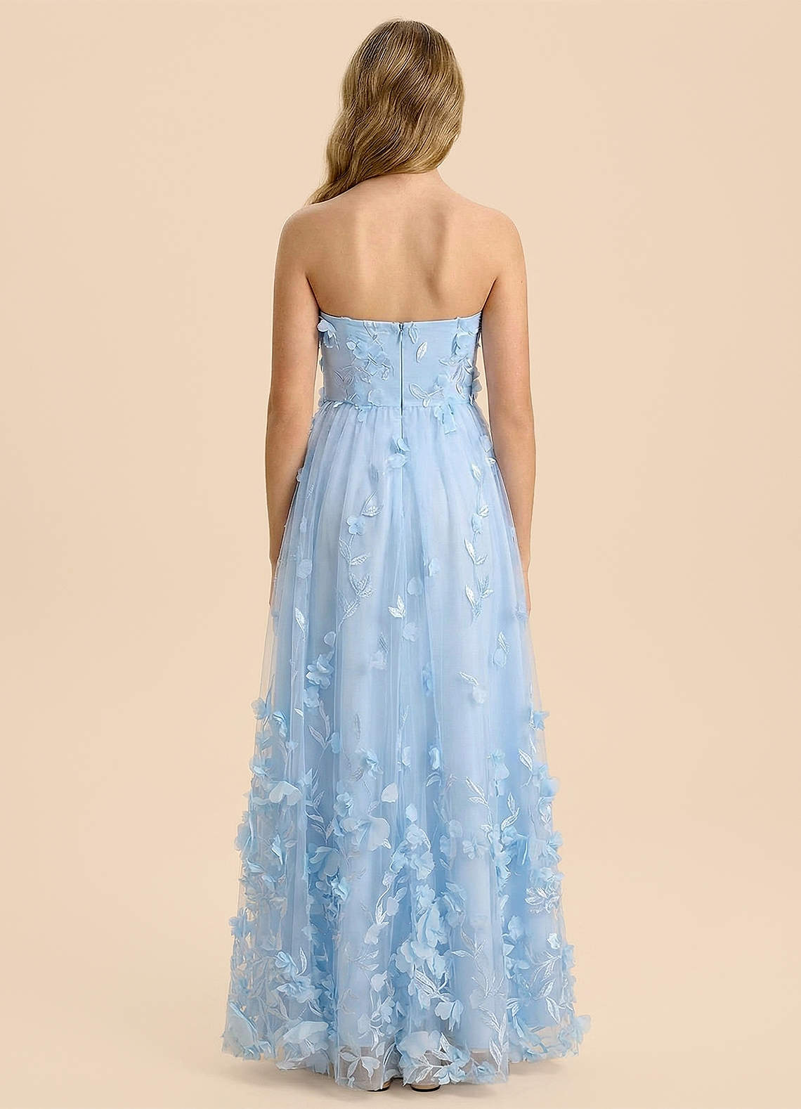 front Azazie Giselle Junior Formal Dress