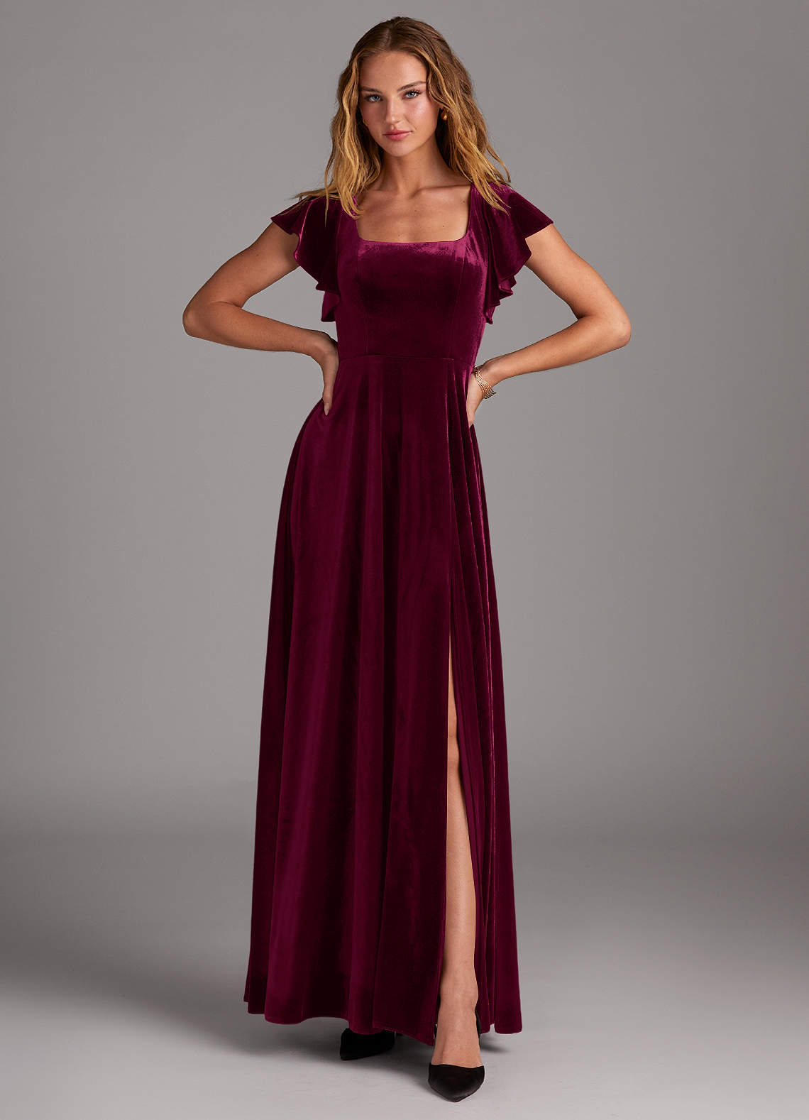 Azazie Bondi Cabernet Bridesmaid Dresses | Azazie