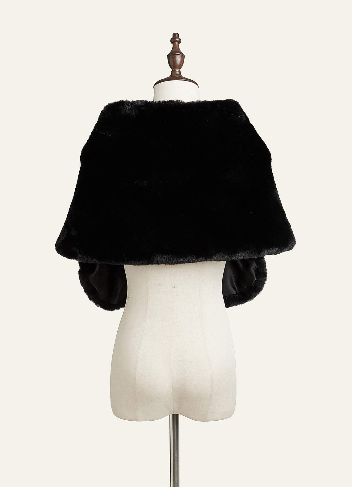 front Luxe Faux Fur Wrap