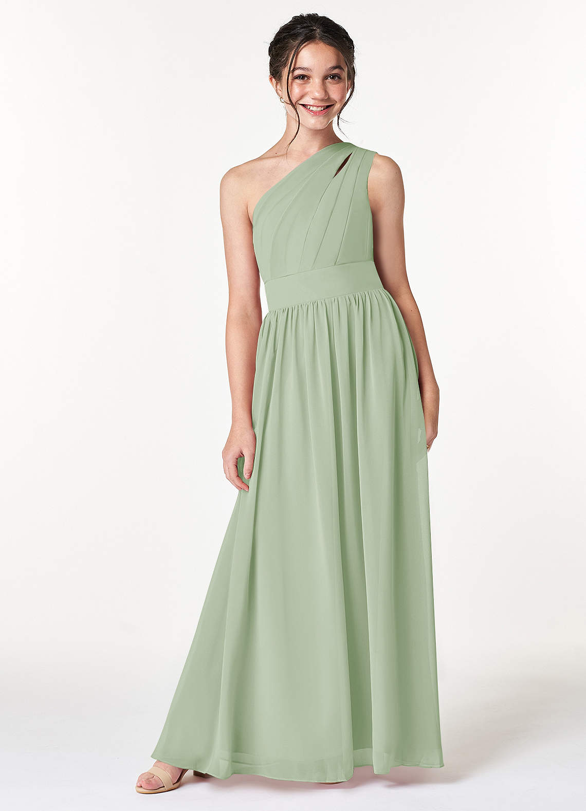 Dusty sage sale green bridesmaid dresses