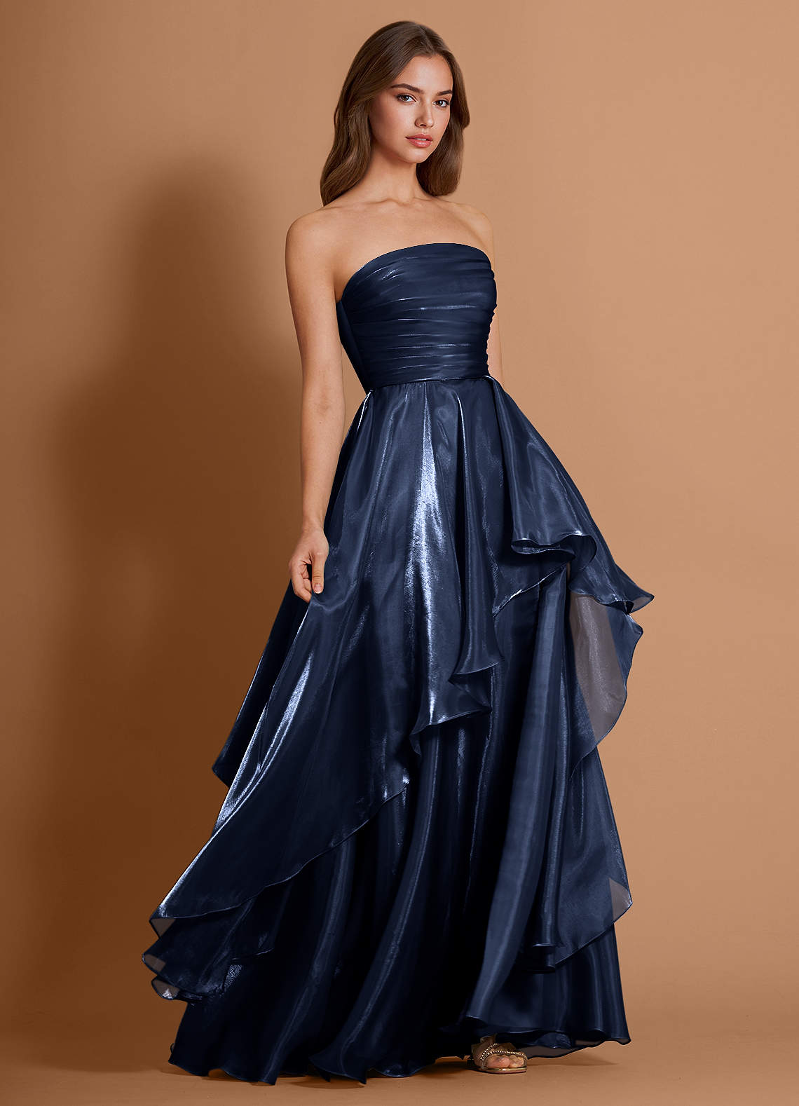 Celindra Navy Maxi Dress | Azazie
