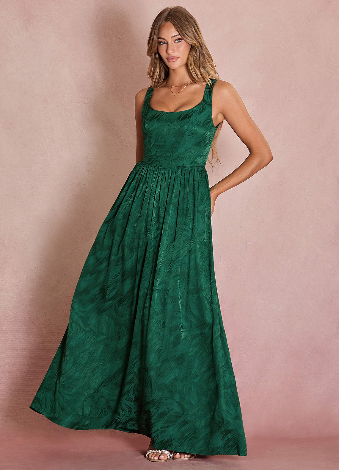 green emerald velvet dress Buy Indya Women's Green Dress Belted Tasselled High Low at Amazon.in main image 0