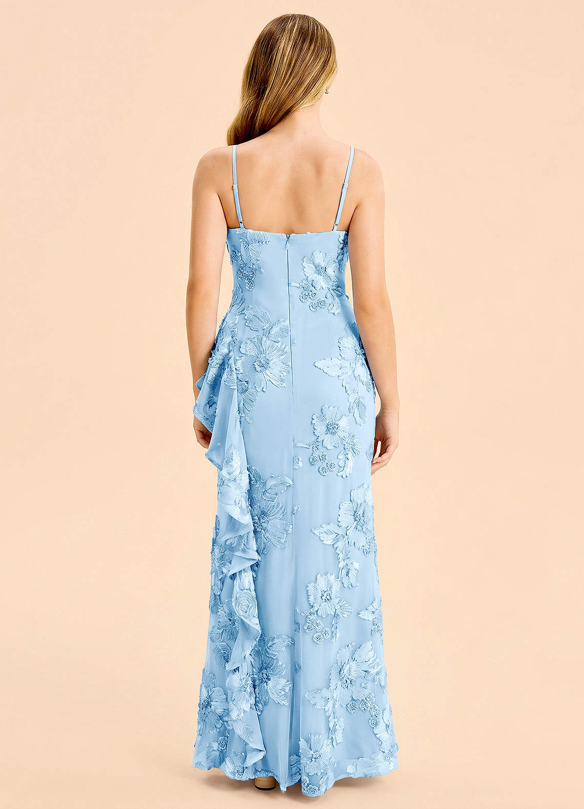 front Azazie Lyla Junior Formal Dress