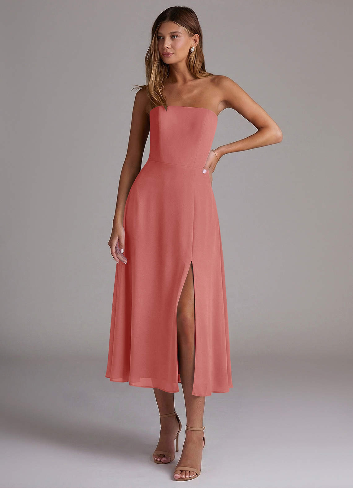 tea length bridesmaid dresses chiffon Azazie Wren Antique Rose #13:#47 Lavender Boned and Fully Lined TOMMY BAHAMA 12th century women's clothing